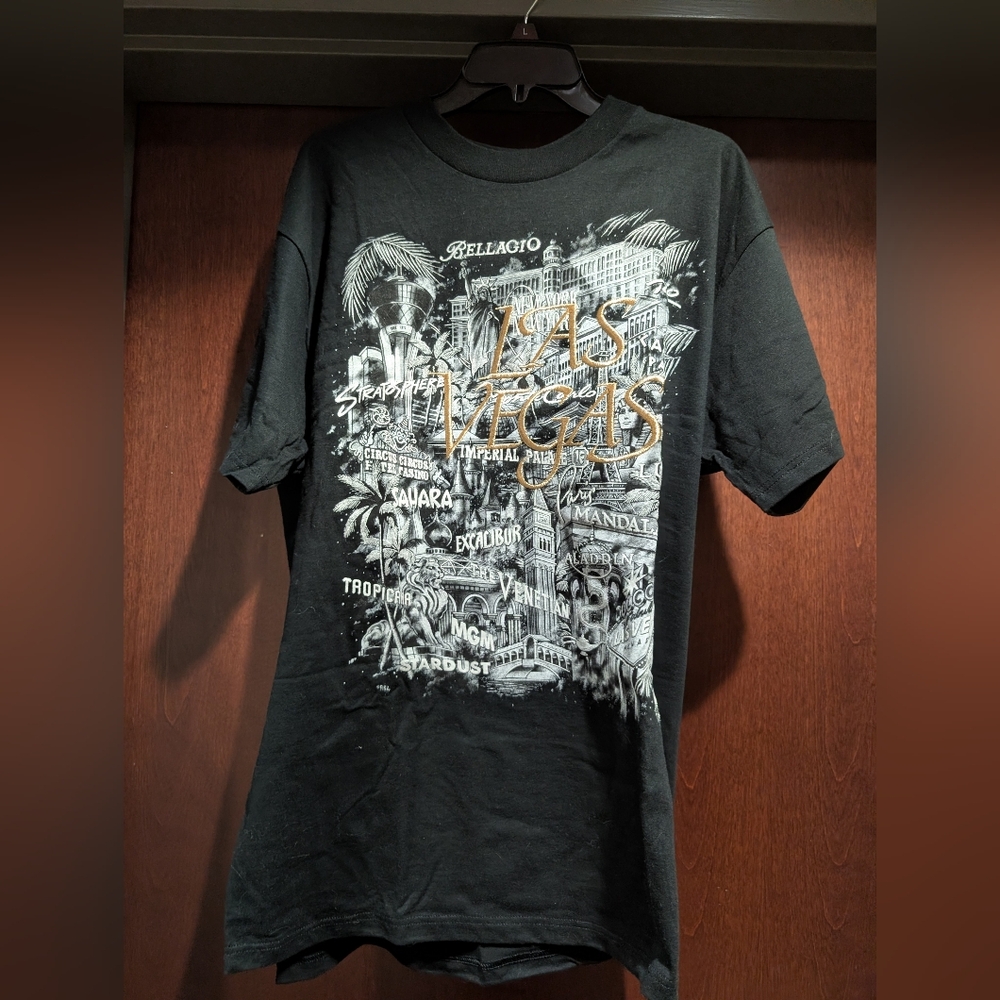 Bellagio Las Vegas Graphic Tee XL 100% Preshrunk Cotton - Picture 3 of 5